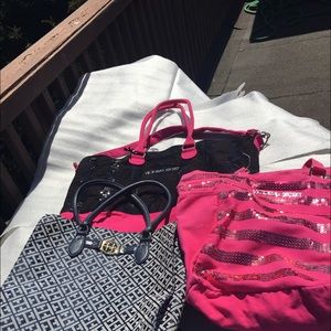 One Tommy Hilfiger bag to Victoria’s Secret bags